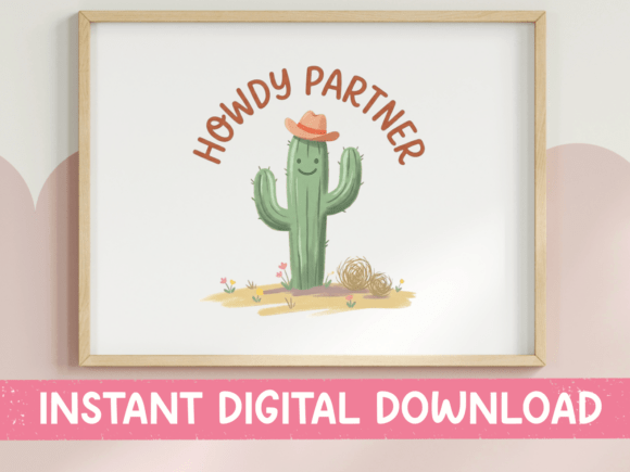 Download Howdy Partner Cactus Design - Premium Resources